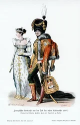 Robe de cour française de l