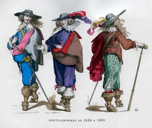 Costume de gentilhomme français, 1615-1630, 1882-1884