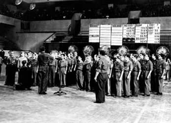 Tirage de la Loterie nationale française, Paris occupé par les Allemands, août 1941