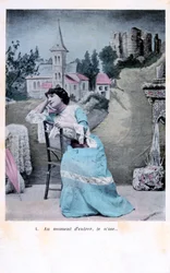 Carte postale française, vers 1900