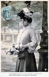 Carte postale française, vers 1900