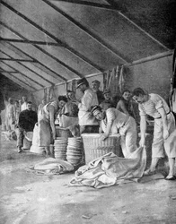 Marins français dans un camp à Moudros, Lemnos, Grèce, 1915