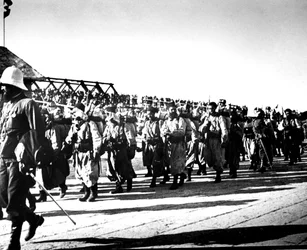 Troupes françaises, Tientsin, Chine, 1900