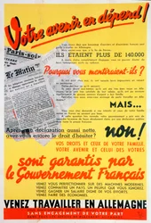 Affiche des travailleurs français pour l