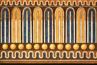 Frise de la Tombe François à Vulci, Italie, 1928