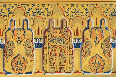Frise dans la chambre haute, Maison de Sanchez, 1907