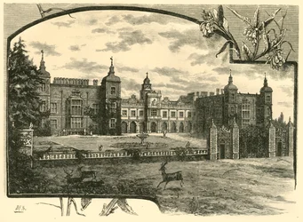 Façade de Hatfield House, 1898