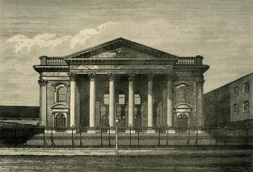 Façade du Tabernacle Métropolitain, vers 1878