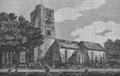 Église de Fulham en 1812