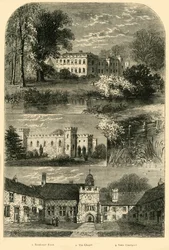 Palais de Fulham en 1798, vers 1878