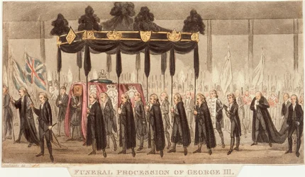 Procession funéraire de George III, 1820