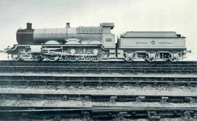 Locomotive de passagers express G.W.R., 1922