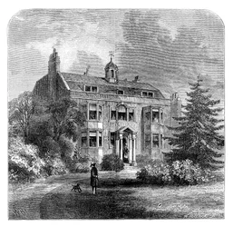 Gads Hill Place, résidence de Charles Dickens, Higham, Kent, fin du 19e siècle