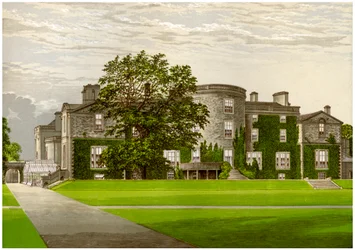 Galloway House, Wigtownshire, Écosse, maison du comte de Galloway, vers 1880