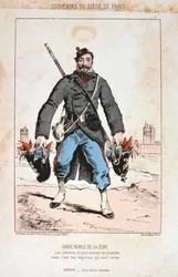 Garde Mobile de la Seine, Siège de Paris