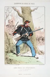 Garde Mobile des Départements, Siège de Paris, 1870-1871