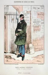Garde Nationale Sédentaire, Siège de Paris, 1870-1871