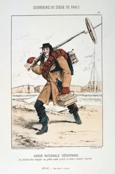 Garde Nationale Sédentaire, Siège de Paris, 1870-1871