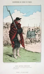Garde Nationale Sédentaire, Siège de Paris