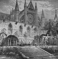 Jardin de la maison Ashburnham, 1890