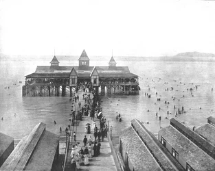 Garfield Beach, Grand Lac Salé, Utah, USA, c. 1900