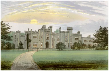 Garnstone, Herefordshire, maison de la famille Peploe, c1880