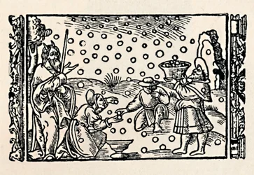 La cueillette de la manne, 1539, 1903