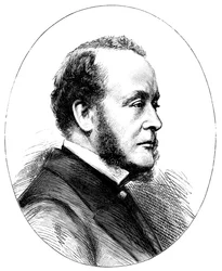 Gathorne Hardy 1814-1906, 1er comte de Cranbrook, homme politique conservateur britannique