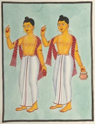 Gaur et Nitai, 1800s