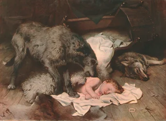 Gelert, vers 1894, vers 1902