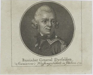 Général Otto Wilhelm Derfelden 1737-1819, vers 1800