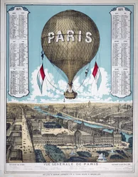 Vue générale de Paris, France