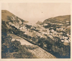 Vue générale de Polperro, 1927