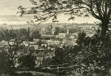 Vue générale de Winchester, 1898