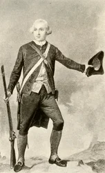 Général Warren, en tenue de minute-man, vers 1760, 1937