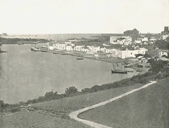 Vue générale, Brindisi, Italie, 1895
