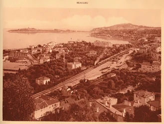 Vue générale et Cap Ferrat, Beaulieu, 1930