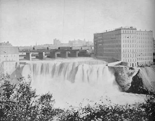 Chutes de la Genesee, Rochester, N.Y., vers 1897