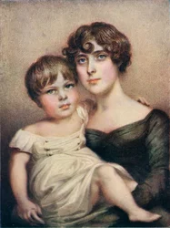 George Dacres Patterson et sa mère, Eleanor Dacres Patterson, 1815, 1911