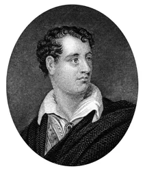 George Gordon Byron, poète anglo-écossais et figure de proue du romantisme, 1877