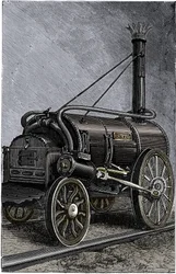 Locomotive Rocket de George Stephenson, 1829, 1892