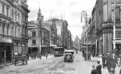 George Street, Sydney, Australie, c1900s