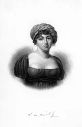 Germaine de Staël, écrivain, romancière et propagandiste politique française née à Paris