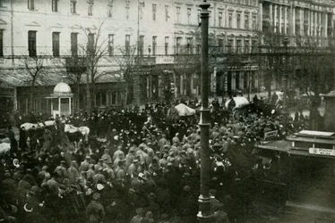 Prisonniers allemands à Varsovie, 1919