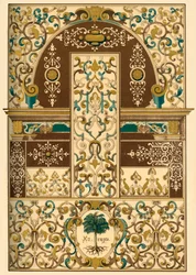 Peinture de plafond et murale de la Renaissance allemande, 1898