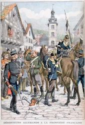 Déserteurs allemands à la frontière française