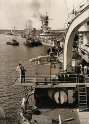 Visite de la flotte allemande à Swinoujscie, 1933