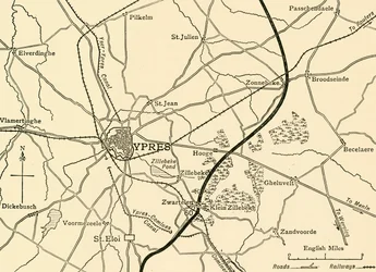Positions allemandes près d