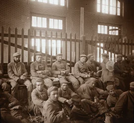 Prisonniers de guerre allemands, vers 1914-1918