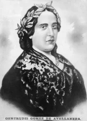 Gertrudis Gomez de Avellaneda, écrivaine et activiste politique cubaine née en Espagne, vers 1910